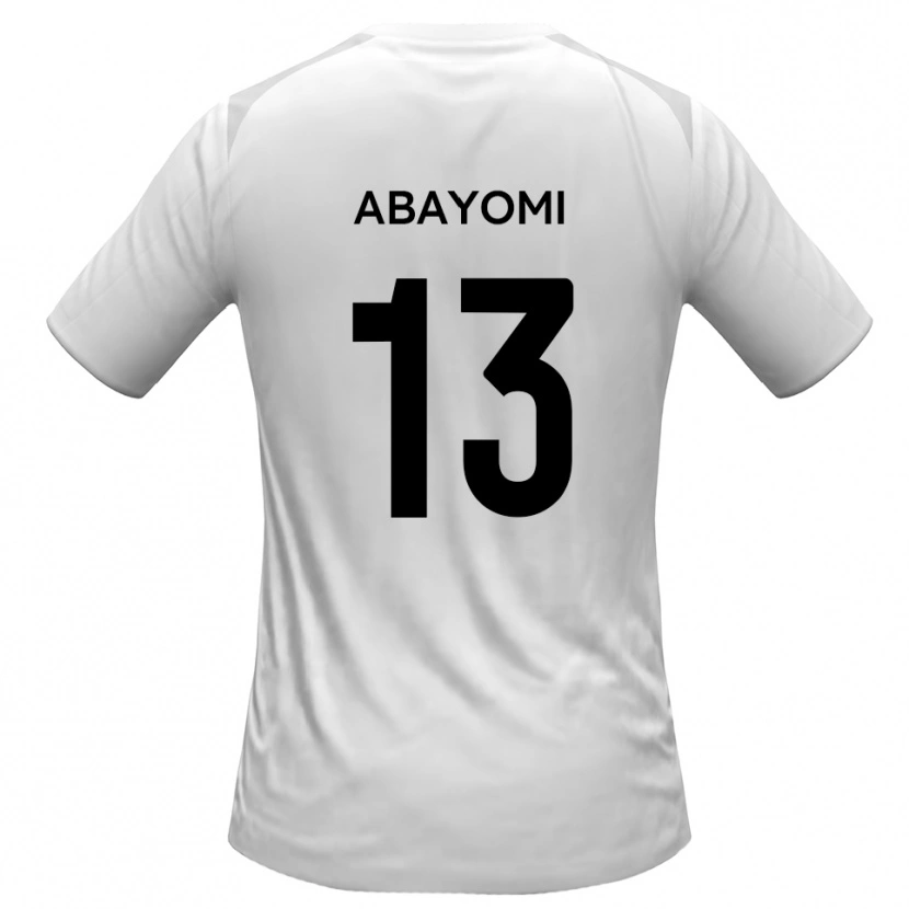 Danxen Dětské Koju Abayomi #13 Bílá Šedá Domů Hráčské Dresy 2025/26 Dres
