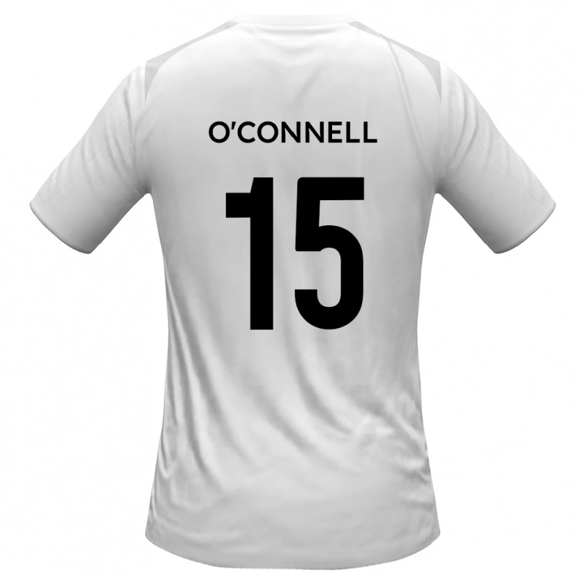 Danxen Dětské Charlie O'connell #15 Bílá Šedá Domů Hráčské Dresy 2025/26 Dres
