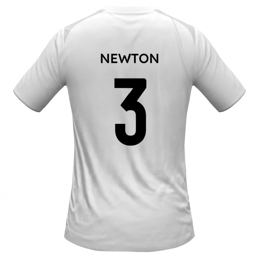 Danxen Dětské Joe Newton #3 Bílá Šedá Domů Hráčské Dresy 2025/26 Dres
