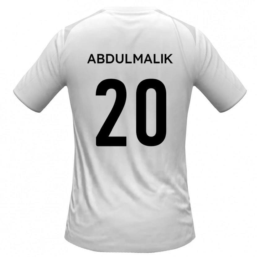 Danxen Dětské Abdul Abdulmalik #20 Bílá Šedá Domů Hráčské Dresy 2025/26 Dres