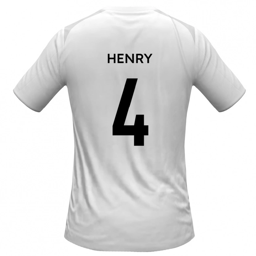 Danxen Dětské Aaron Henry #4 Bílá Šedá Domů Hráčské Dresy 2025/26 Dres