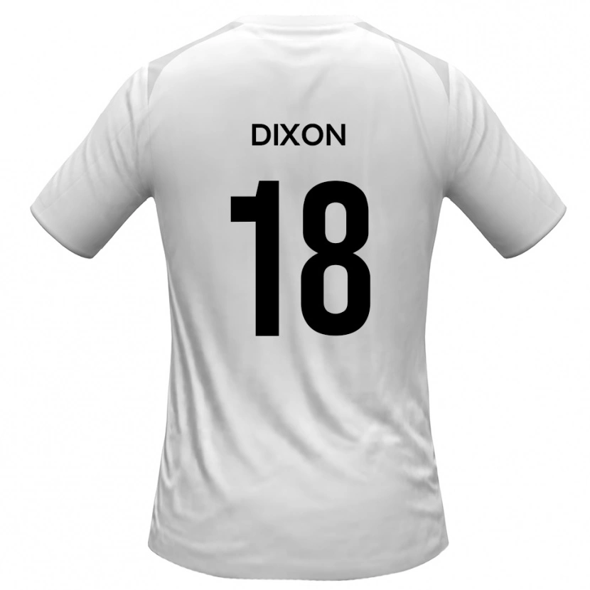 Danxen Dětské Junior Dixon #18 Bílá Šedá Domů Hráčské Dresy 2025/26 Dres