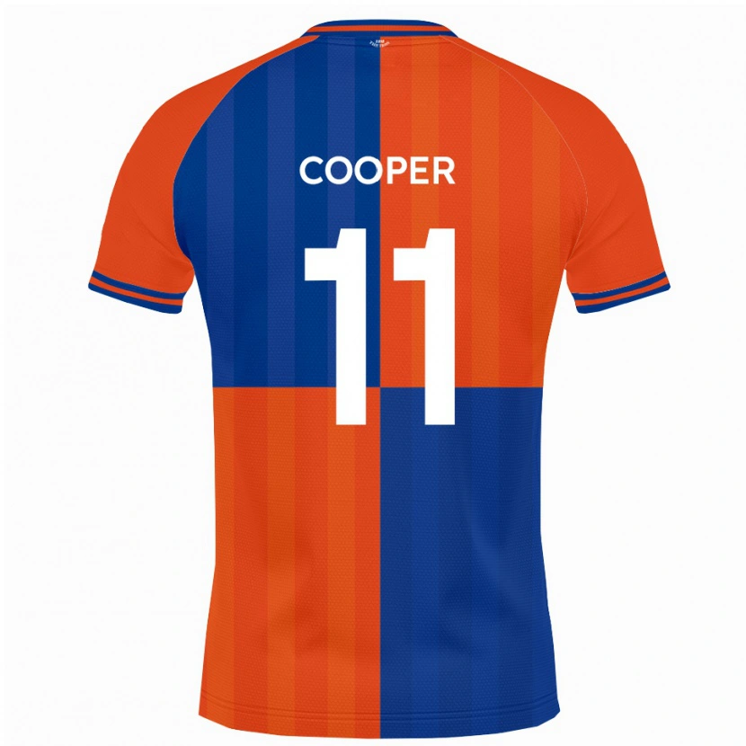 Danxen Dětské Chay Cooper #11 Oranžová Královská Modř Domů Hráčské Dresy 2025/26 Dres