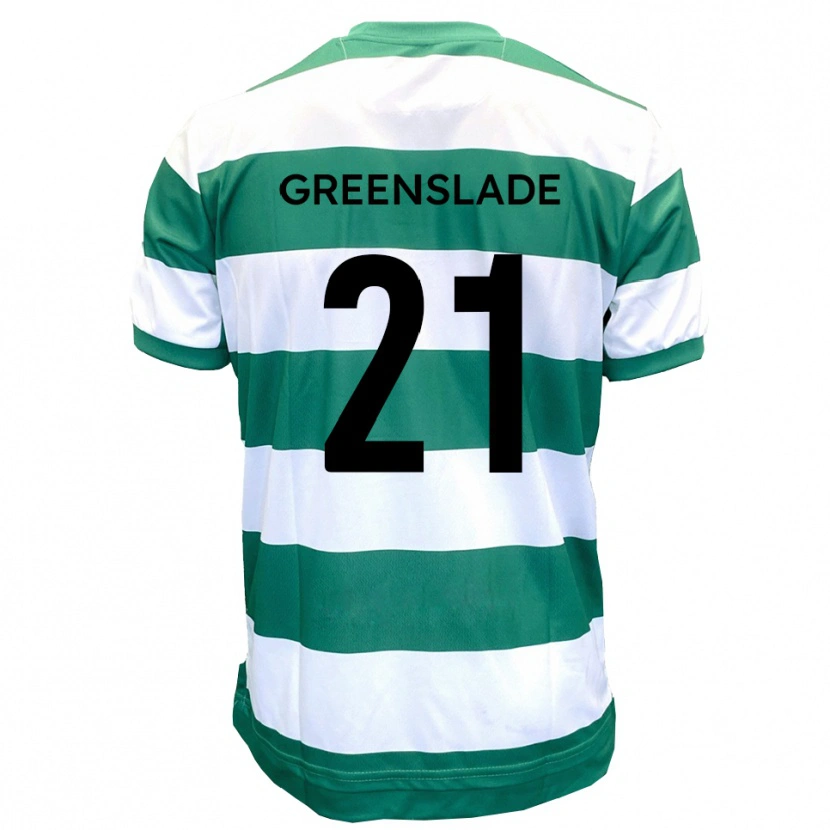 Danxen Dětské Harvey Greenslade #21 Zelená Bílá Domů Hráčské Dresy 2025/26 Dres