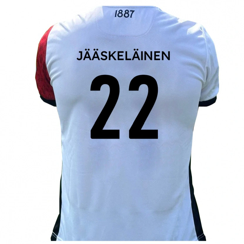 Danxen Dětské Will Jääskeläinen #22 Červená Bílá Domů Hráčské Dresy 2025/26 Dres