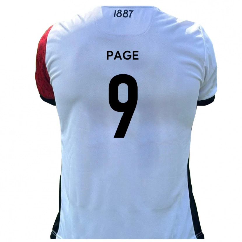 Danxen Dětské Jalil Page #9 Červená Bílá Domů Hráčské Dresy 2025/26 Dres