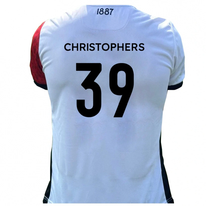 Danxen Dětské Leo Christophers #39 Červená Bílá Domů Hráčské Dresy 2025/26 Dres