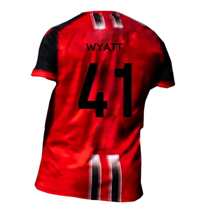 Danxen Dětské Reuben Wyatt #41 Červená Černá Domů Hráčské Dresy 2025/26 Dres