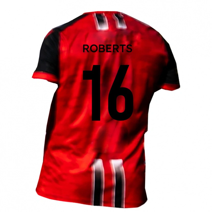 Danxen Dětské Tyler Roberts #16 Červená Černá Domů Hráčské Dresy 2025/26 Dres