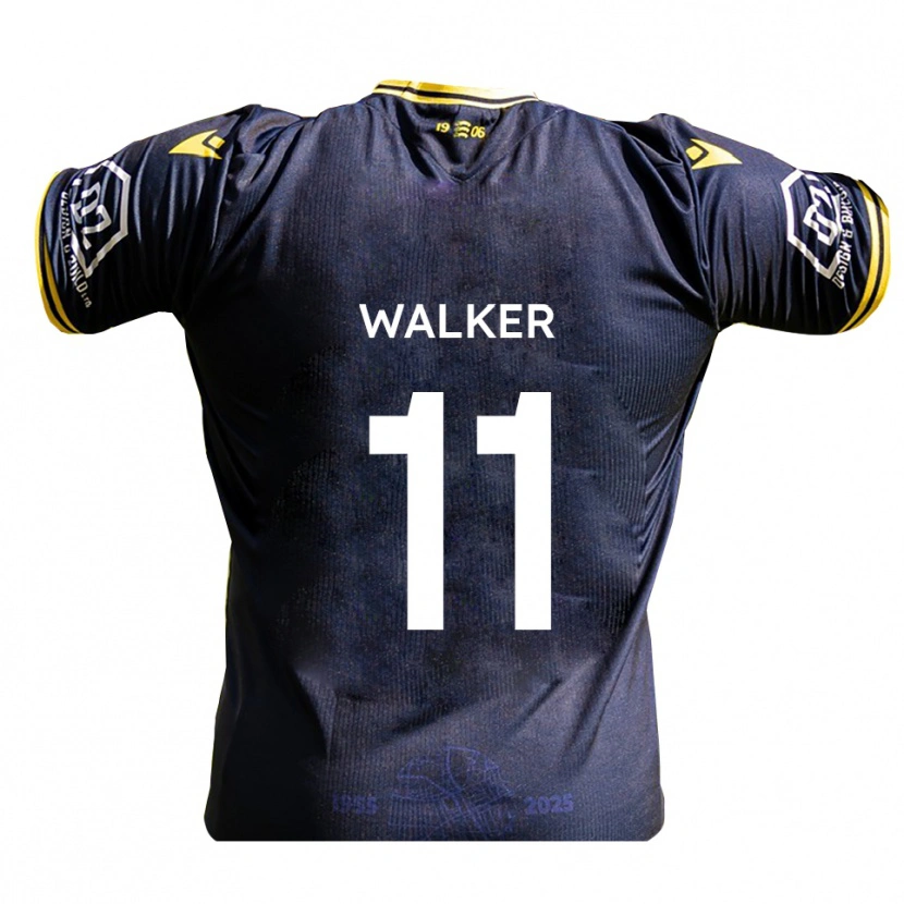 Danxen Dětské Josh Walker #11 Tmavě Modrá Žlutá Domů Hráčské Dresy 2025/26 Dres