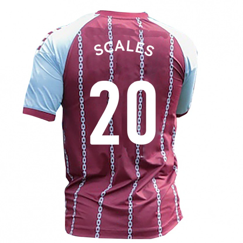 Danxen Dětské Kian Scales #20 Světle Modrá Rezavá Červená Domů Hráčské Dresy 2025/26 Dres