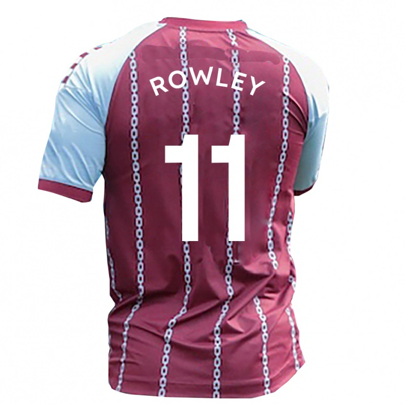 Danxen Dětské Joe Rowley #11 Světle Modrá Rezavá Červená Domů Hráčské Dresy 2025/26 Dres