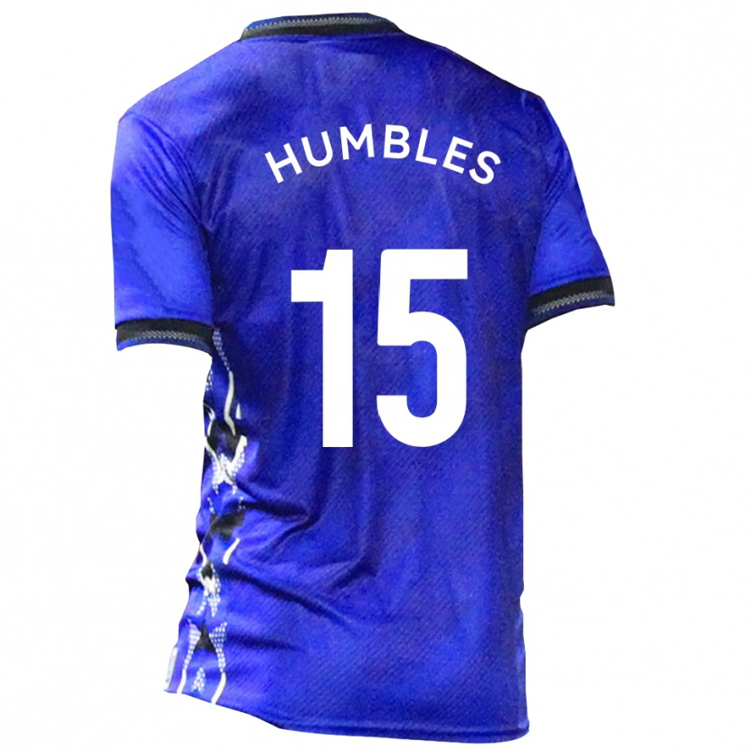 Danxen Dětské Liam Humbles #15 Modrá Bílá Domů Hráčské Dresy 2025/26 Dres