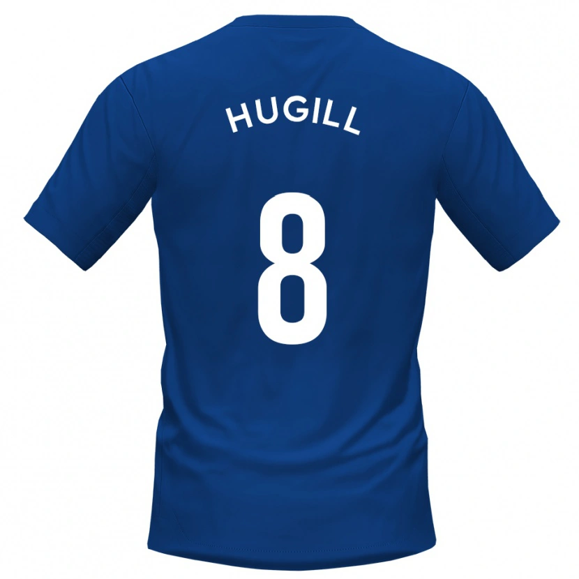 Danxen Dětské Will Hugill #8 Modrá Bílá Domů Hráčské Dresy 2025/26 Dres