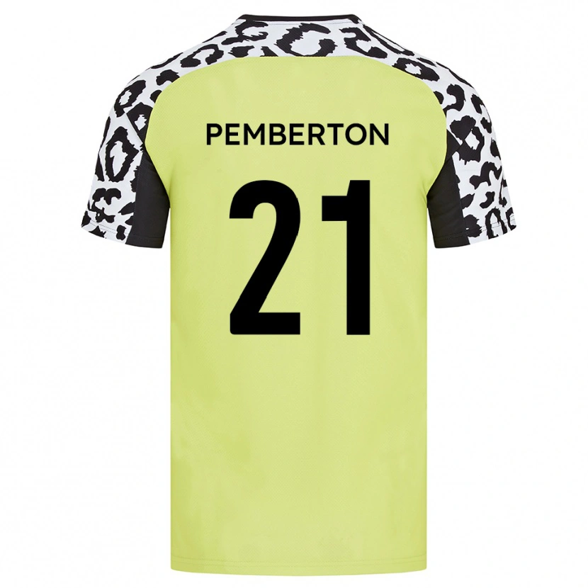 Danxen Dětské Tre Pemberton #21 Fluorescenční Žlutá Domů Hráčské Dresy 2025/26 Dres