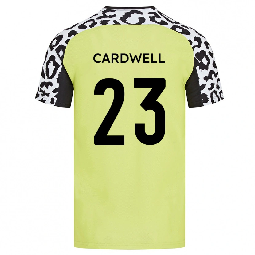 Danxen Dětské Harry Cardwell #23 Fluorescenční Žlutá Domů Hráčské Dresy 2025/26 Dres