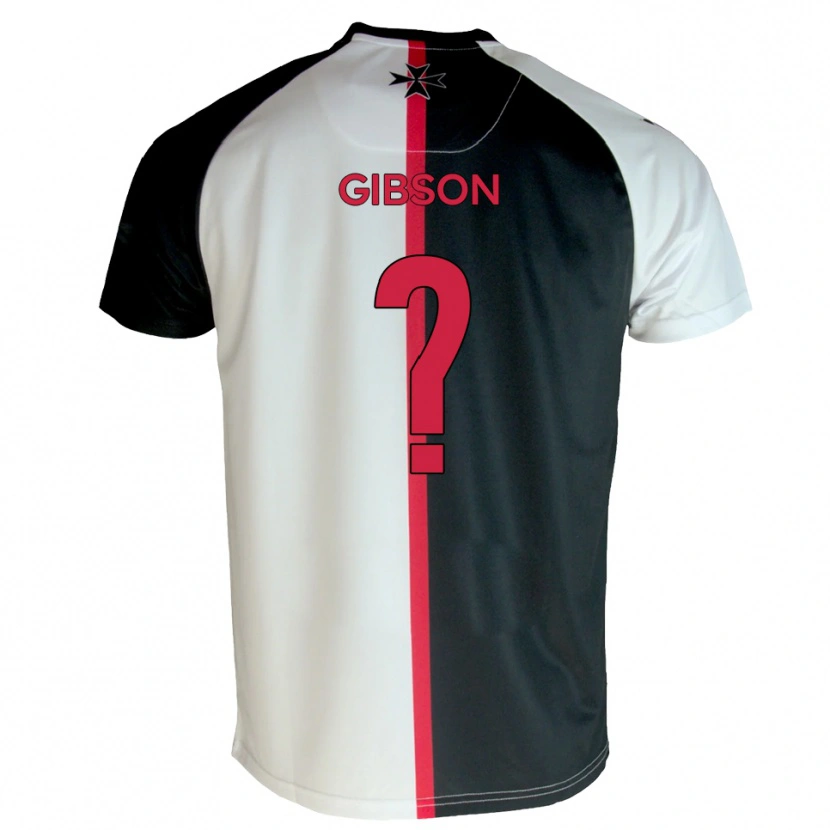 Danxen Dětské Jack Gibson #0 Bílá Černá Domů Hráčské Dresy 2025/26 Dres