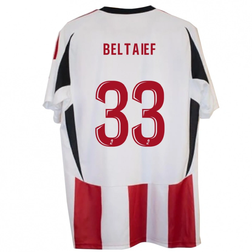 Danxen Dětské Zyed Beltaief #33 Červená Modrá Domů Hráčské Dresy 2025/26 Dres