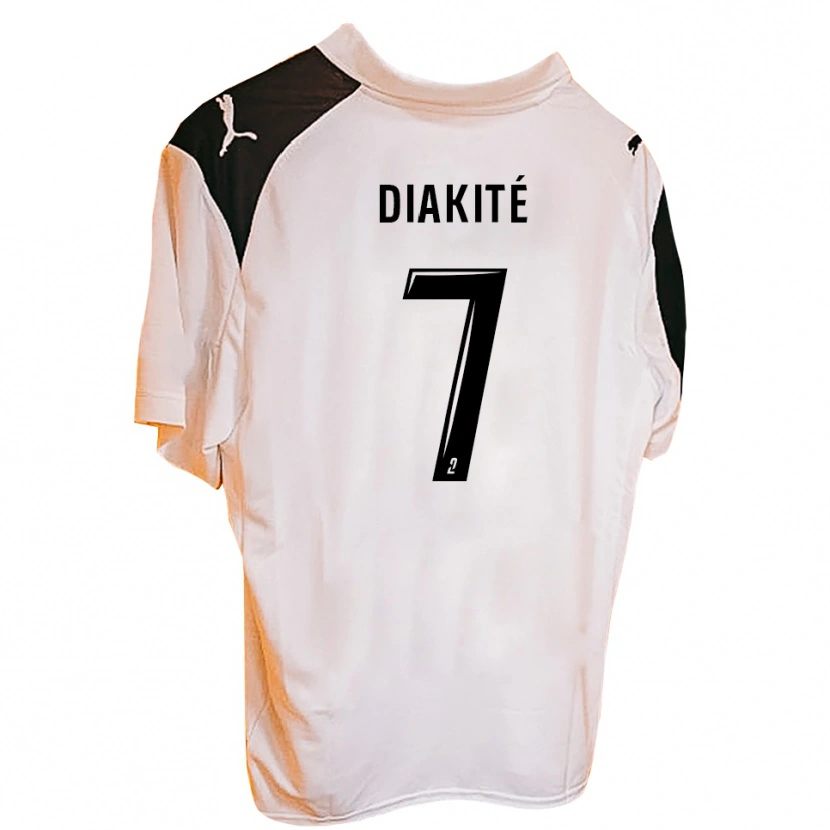 Danxen Dětské Lassina Diakité #7 Černá Bílá Domů Hráčské Dresy 2025/26 Dres