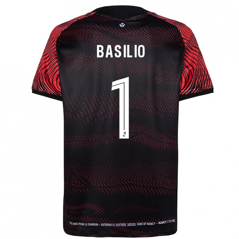 Danxen Dětské Enzo Basilio #1 Bílá Červená Domů Hráčské Dresy 2025/26 Dres