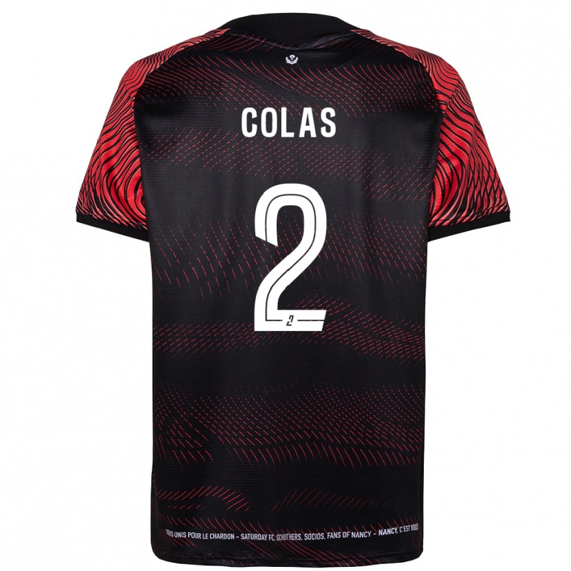 Danxen Dětské Arsenne Colas #2 Bílá Červená Domů Hráčské Dresy 2025/26 Dres