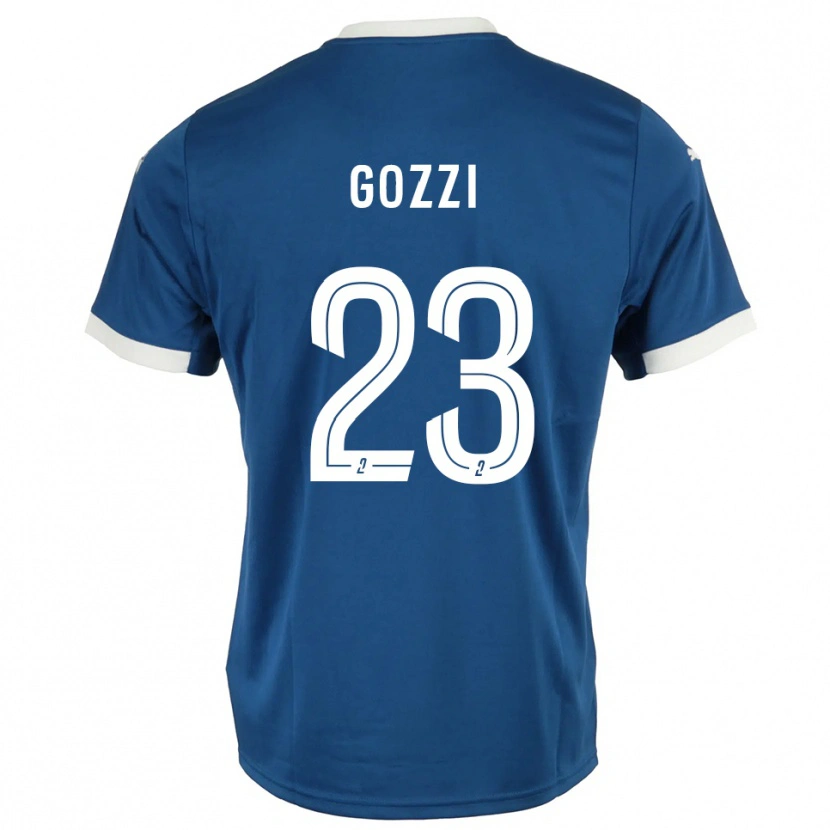 Danxen Dětské Paolo Gozzi #23 Modrá Bílá Domů Hráčské Dresy 2025/26 Dres