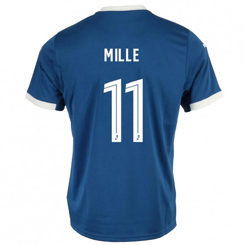 Danxen Dětské Antoine Mille #11 Modrá Bílá Domů Hráčské Dresy 2025/26 Dres