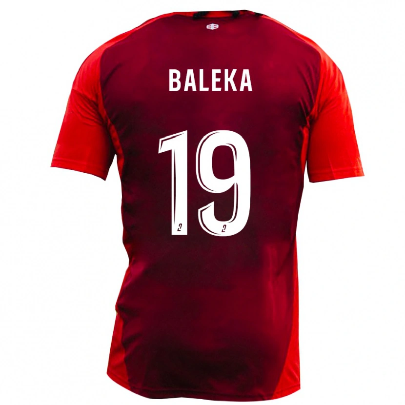 Danxen Dětské Randy Baleka #19 Červená Vínová Domů Hráčské Dresy 2025/26 Dres
