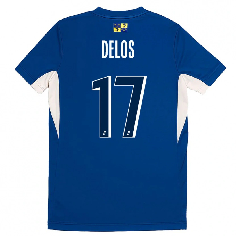 Danxen Dětské Shaquil Delos #17 Modrá Tmavě Modrá Domů Hráčské Dresy 2025/26 Dres