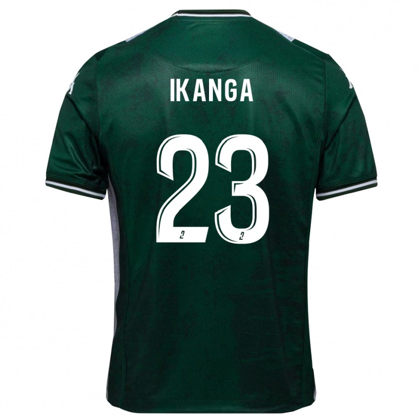 Danxen Dětské Jovany Ikanga #23 Zelená Bílá Domů Hráčské Dresy 2025/26 Dres