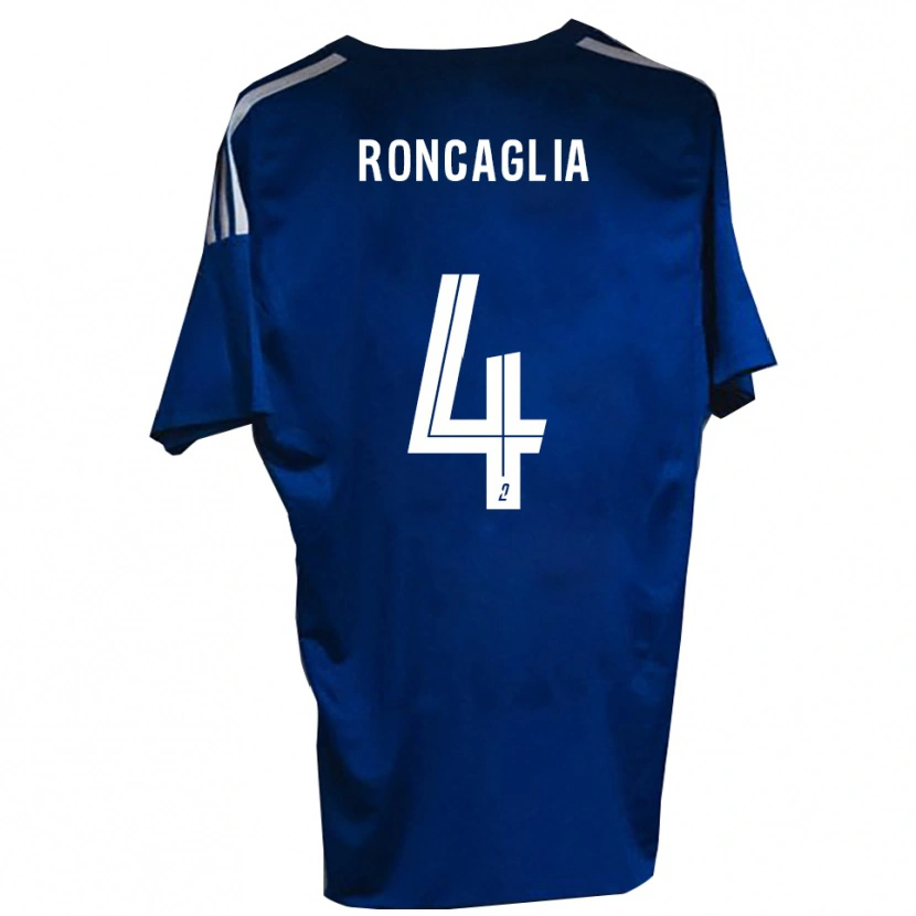 Danxen Dětské Anthony Roncaglia #4 Modrá Bílá Domů Hráčské Dresy 2025/26 Dres