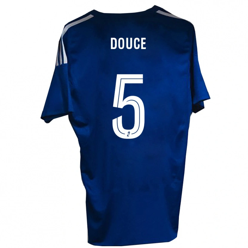Danxen Dětské Nassim Douce #5 Modrá Bílá Domů Hráčské Dresy 2025/26 Dres
