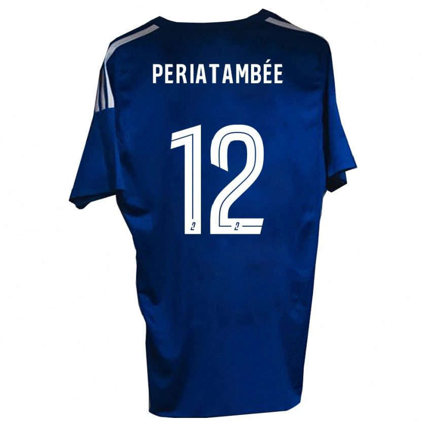 Danxen Dětské Tanis Periatambée #12 Modrá Bílá Domů Hráčské Dresy 2025/26 Dres
