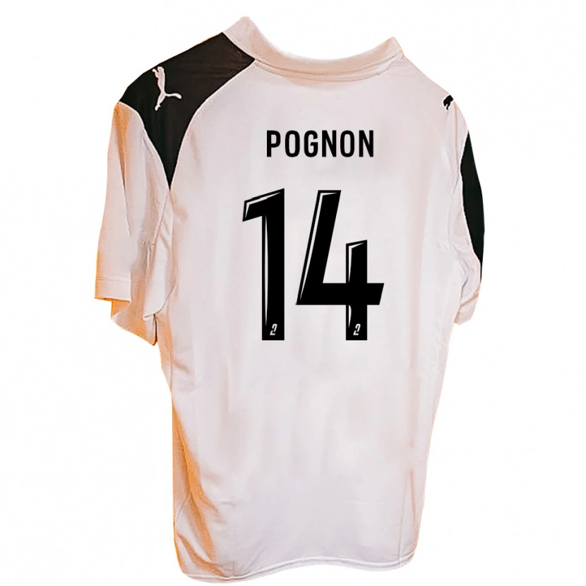 Danxen Dětské Ange Pognon #14 Oranžová Černá Domů Hráčské Dresy 2025/26 Dres