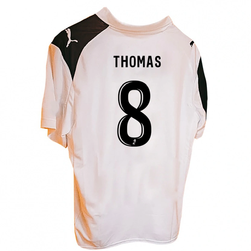 Danxen Dětské Titouan Thomas #8 Oranžová Černá Domů Hráčské Dresy 2025/26 Dres