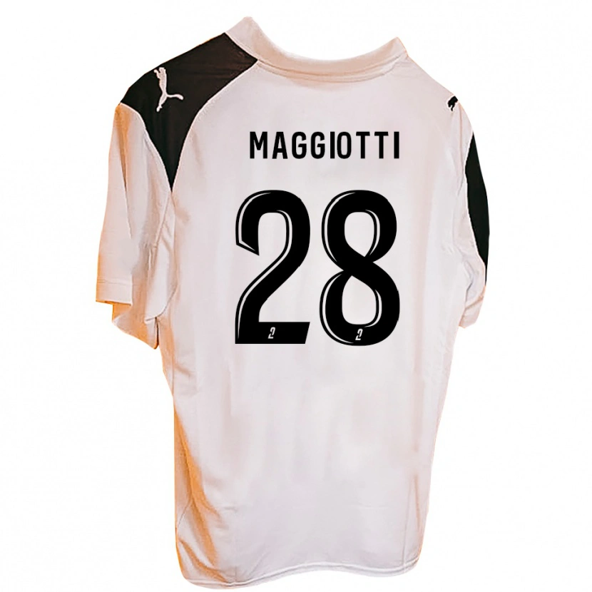 Danxen Dětské Julien Maggiotti #28 Oranžová Černá Domů Hráčské Dresy 2025/26 Dres