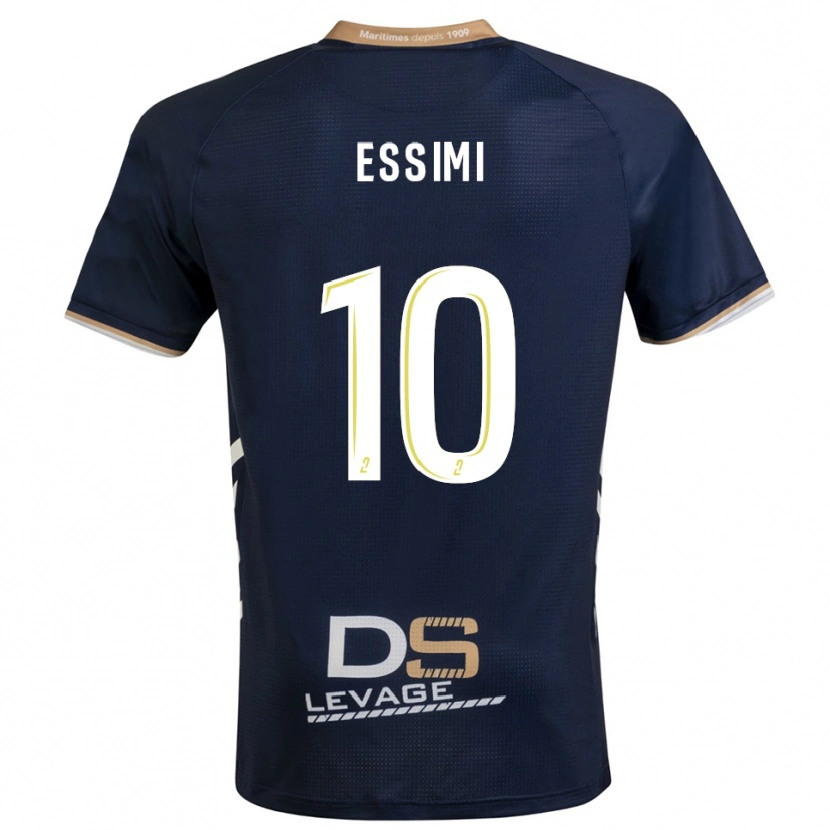 Danxen Dětské Marco Essimi #10 Tmavě Modrá Zlatá Domů Hráčské Dresy 2025/26 Dres