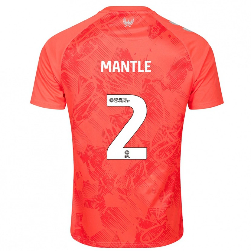 Danxen Dětské David Mantle #2 Oranžová Bílá Daleko Hráčské Dresy 2025/26 Dres