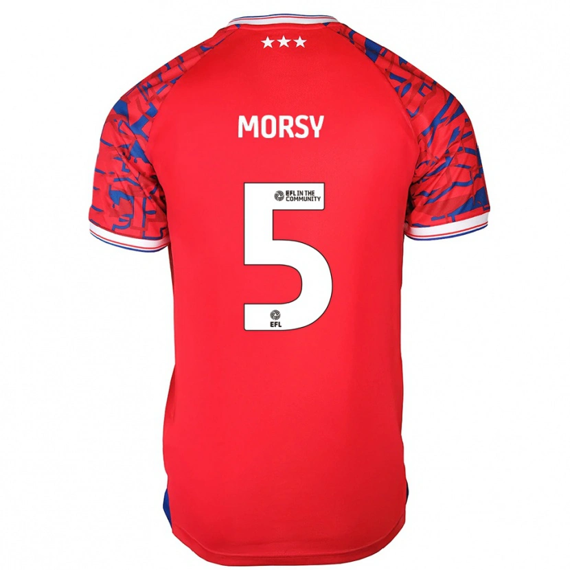 Danxen Dětské Samy Morsy #5 Červená Modrá Daleko Hráčské Dresy 2025/26 Dres