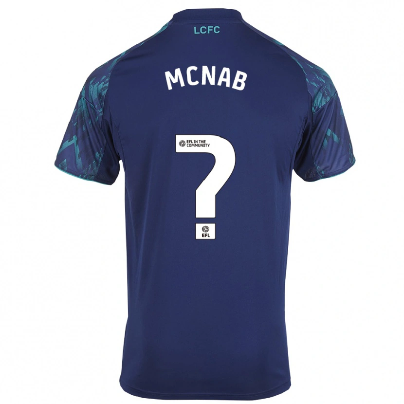 Danxen Dětské Lewis Mcnab #0 Tmavě Modrá Zelená Bílá Daleko Hráčské Dresy 2025/26 Dres