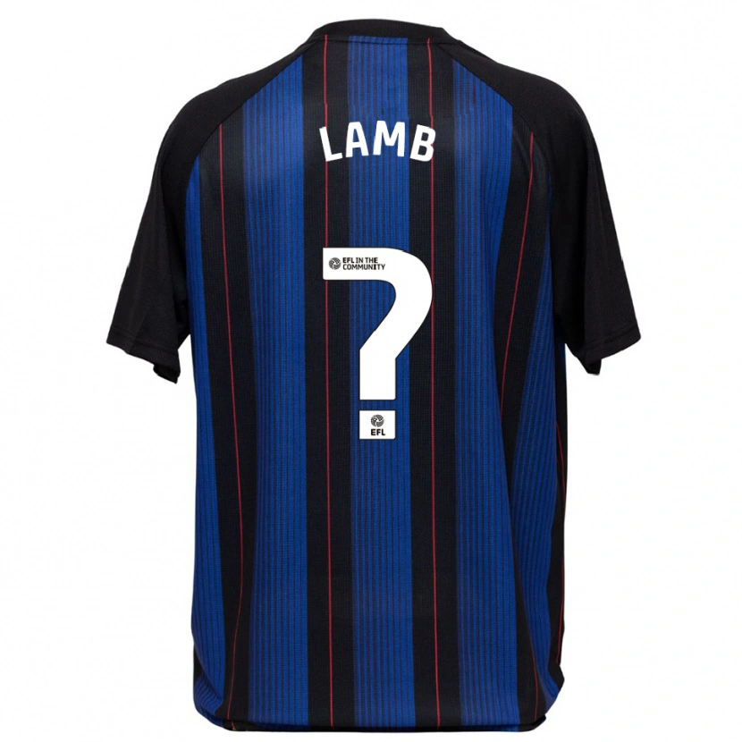 Danxen Dětské Oliver Lamb #0 Modrá Černá Daleko Hráčské Dresy 2025/26 Dres