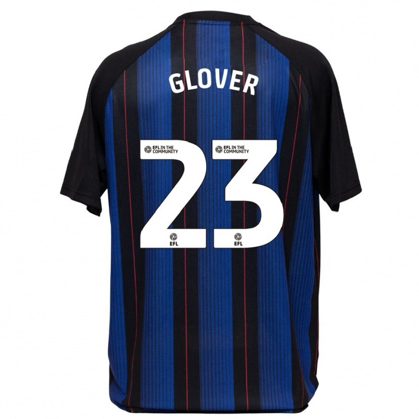 Danxen Dětské Tom Glover #23 Modrá Černá Daleko Hráčské Dresy 2025/26 Dres
