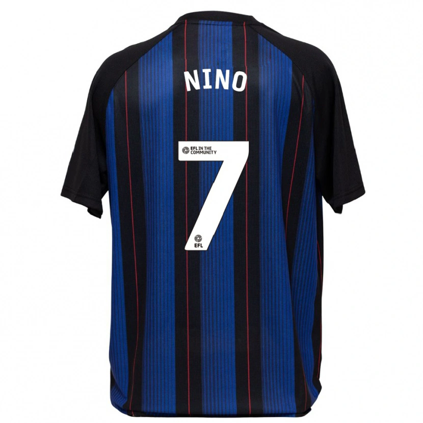 Danxen Dětské Collins Nino #7 Modrá Černá Daleko Hráčské Dresy 2025/26 Dres
