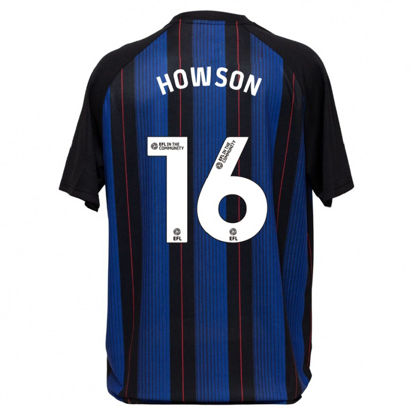 Danxen Dětské Jonathan Howson #16 Modrá Černá Daleko Hráčské Dresy 2025/26 Dres