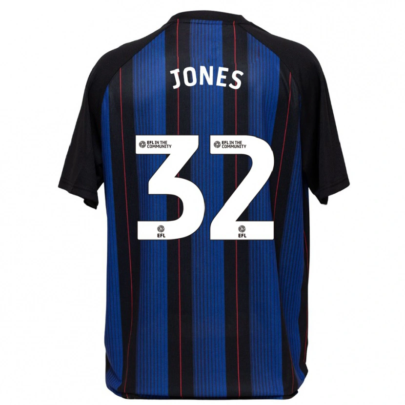 Danxen Dětské Jamie Jones #32 Modrá Černá Daleko Hráčské Dresy 2025/26 Dres