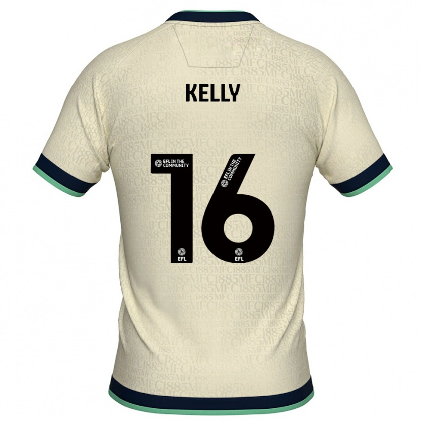 Danxen Dětské Daniel Kelly #16 Šampaňská Tmavě Modrá Daleko Hráčské Dresy 2025/26 Dres
