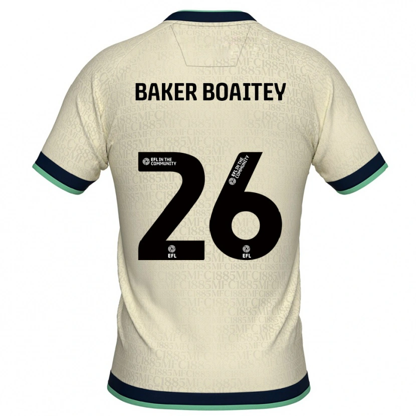 Danxen Dětské Benicio Baker #26 Šampaňská Tmavě Modrá Daleko Hráčské Dresy 2025/26 Dres