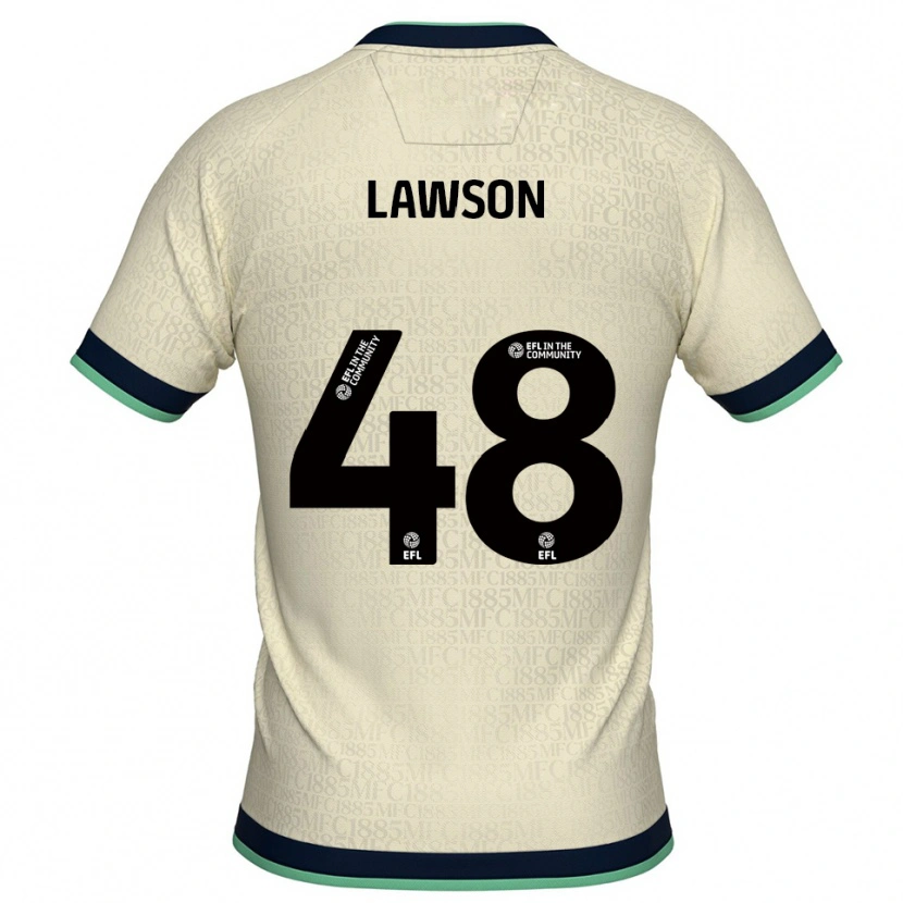 Danxen Dětské Sha'mar Lawson #48 Šampaňská Tmavě Modrá Daleko Hráčské Dresy 2025/26 Dres