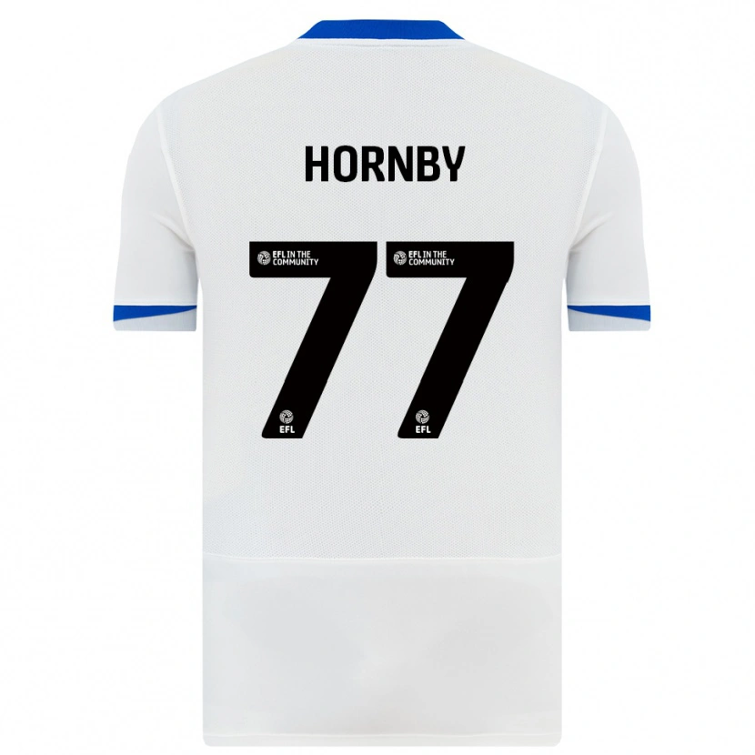 Danxen Dětské Megan Hornby #77 Bílá Černá Daleko Hráčské Dresy 2025/26 Dres