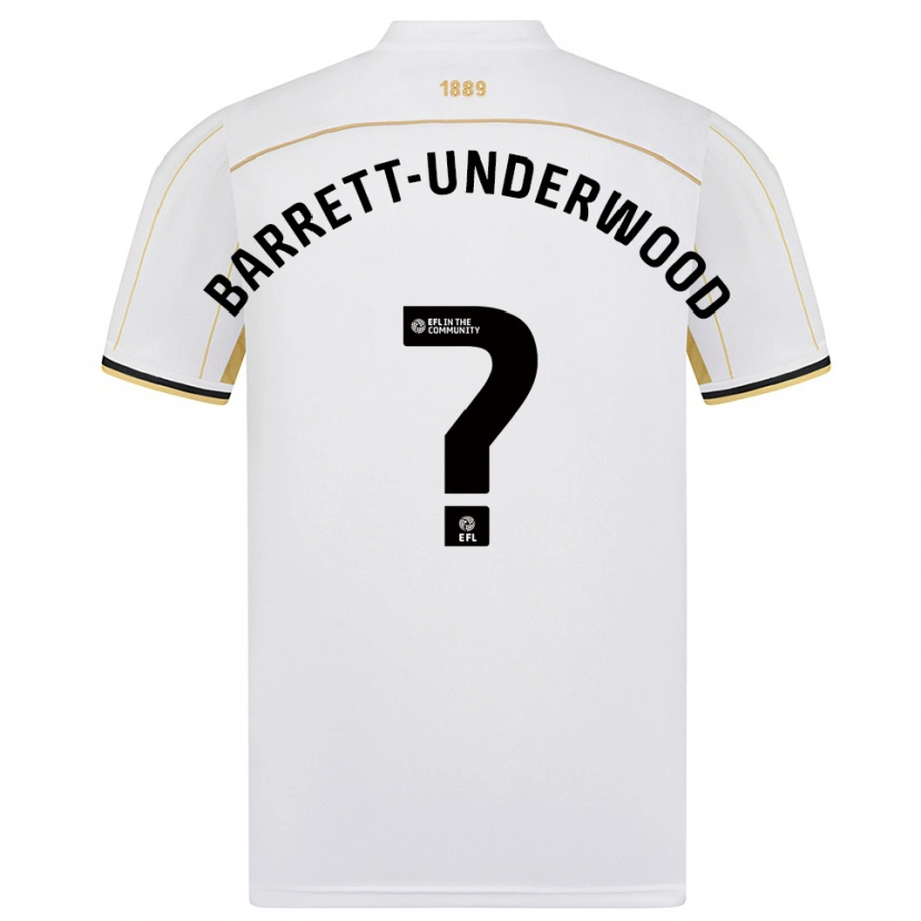 Danxen Dětské Keehan Barret-Underwood #0 Bílá Zlatá Daleko Hráčské Dresy 2025/26 Dres